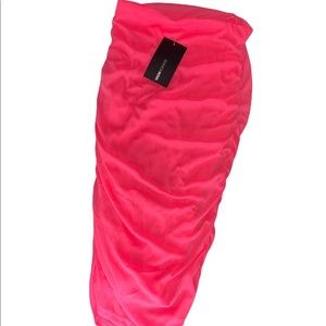 Mesh - Hot Pink Fashion Nova Skirt